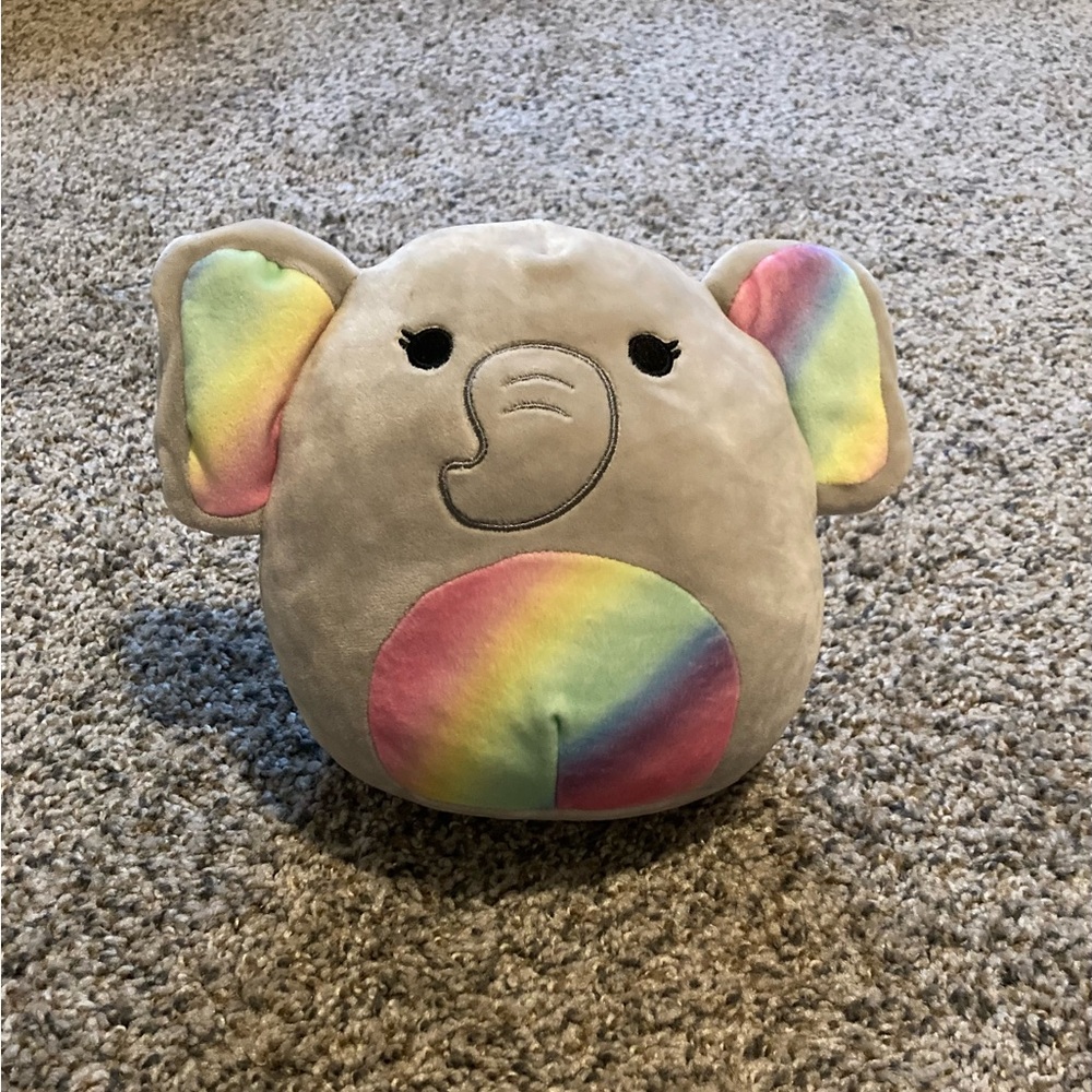 Rainbow Mila the Elephant Squishmallow